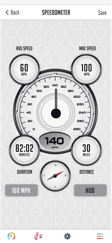 GPS Speedometer & Compass HUD - Navigation App | MWM
