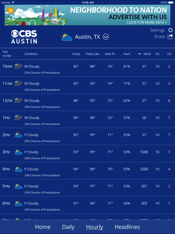 Screenshot #6 pour CBS Austin WX