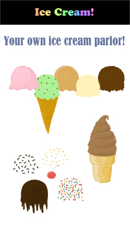Ice Cream Cone Stickers!