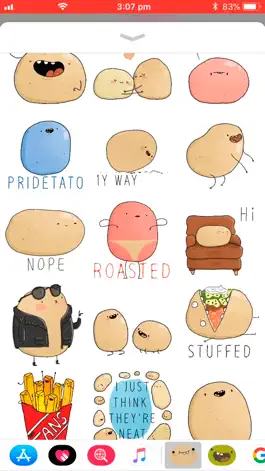 Game screenshot Potato Sticker Pack apk