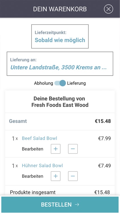 Bringen.at - Essen bestellen screenshot-3