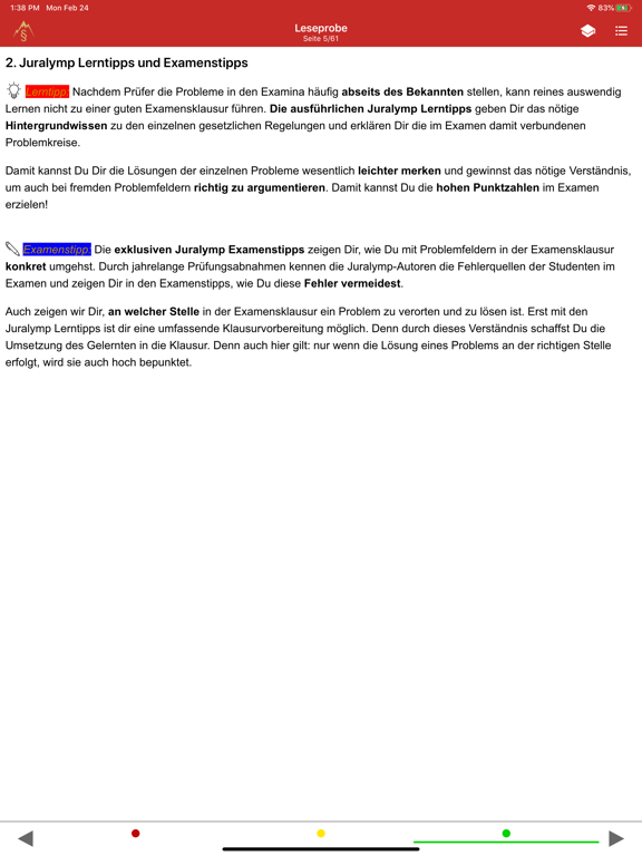 Screenshot #6 pour Leseprobe Juralymp