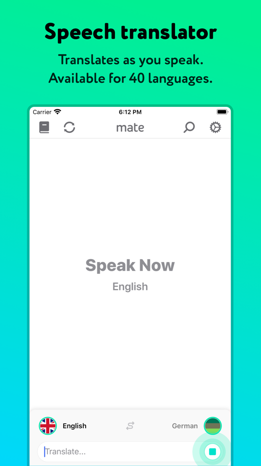#4. Language Translator by Mate (iOS) 由: Twopeople Software