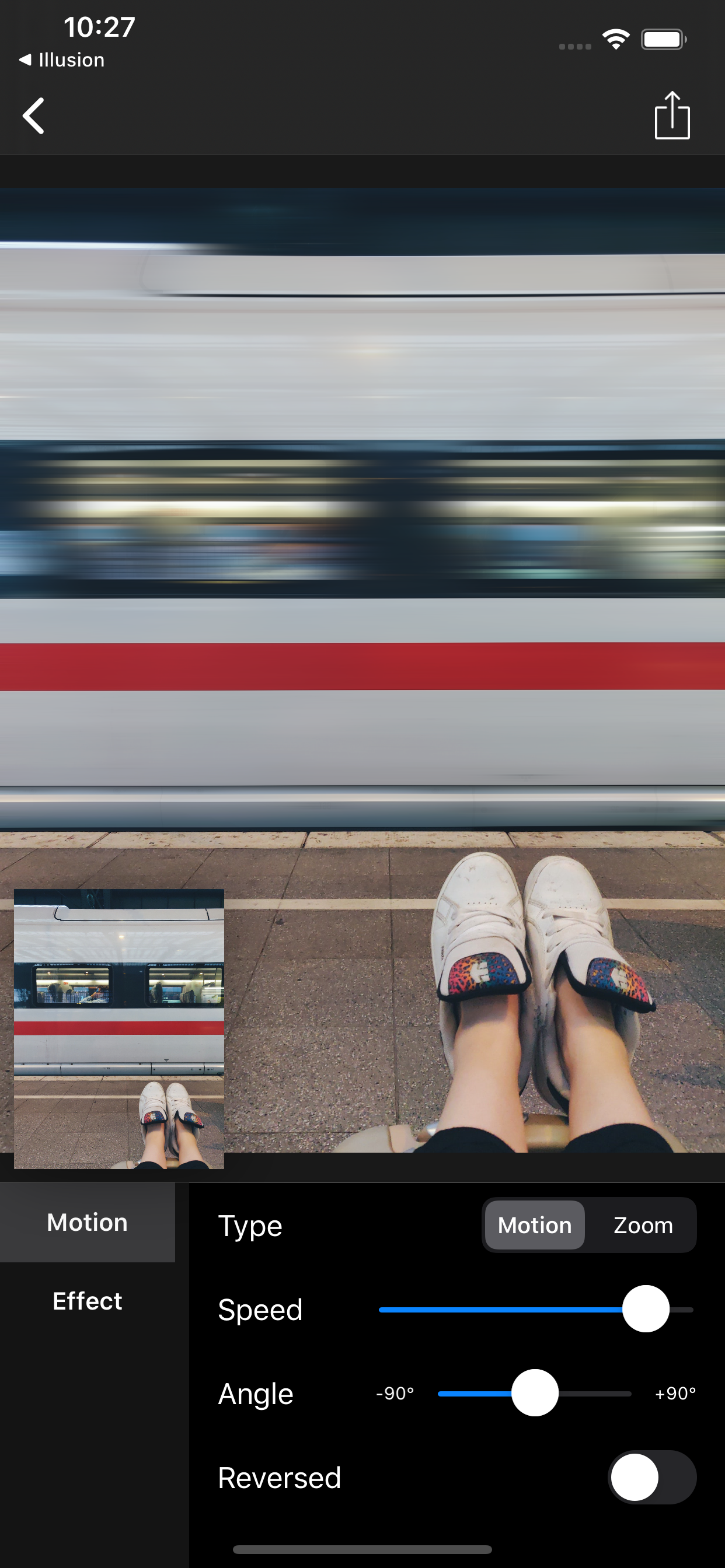 Motion Blur - Panning Photo