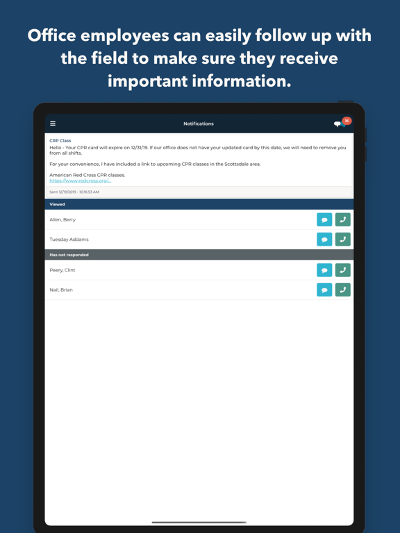 Notifyd iPad screenshot 6 - Productivity app