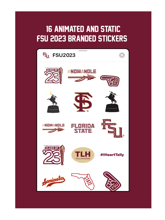 Screenshot #5 pour FSU Class of '23 Stickers