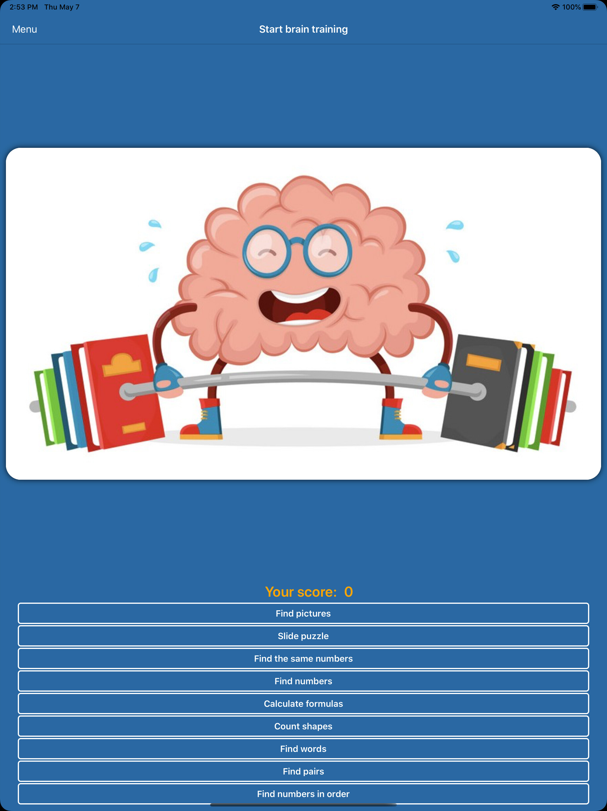 Brain and memory training Pro screenshot 10