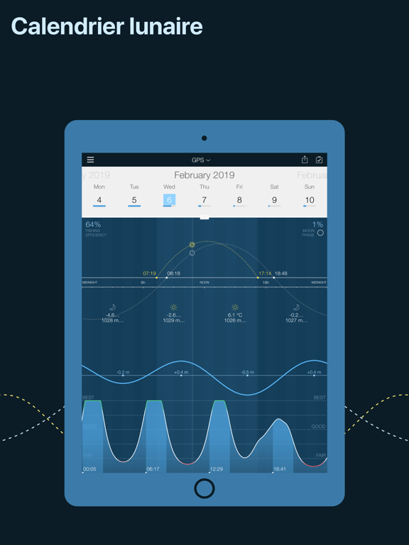 Screenshot #4 pour Fishing Calendar, Fish Finder