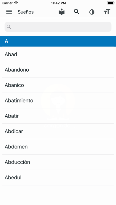 Screenshot #2 pour Interpretacion de Sueños