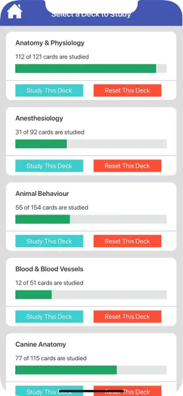 Game screenshot Veterinary Flashcards apk