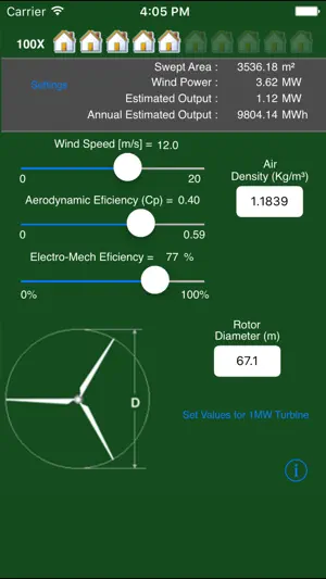 iWindTurbine screenshot 1