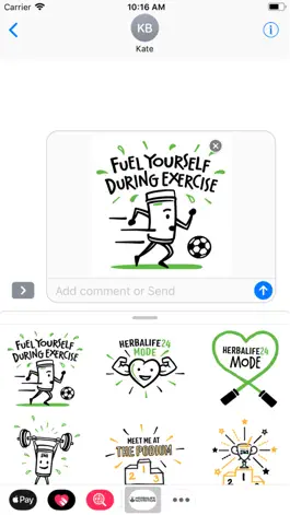 Game screenshot Herbalife Nutrition Stickers mod apk