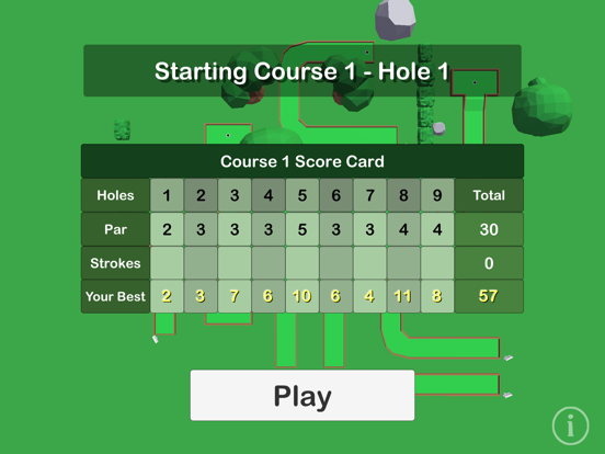 Mini Golf Challenge iPad screenshot