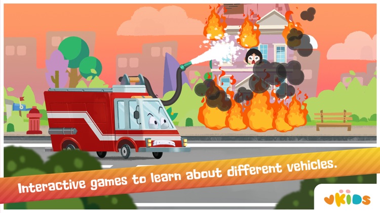 Vkids Vehicles: Games for kids