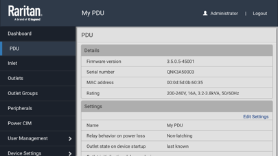Raritan PDView Screenshot