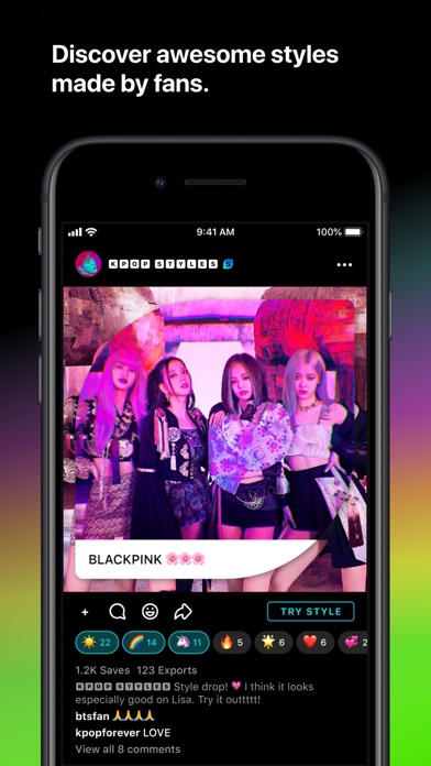 Aura: Creative Fan Communities Screenshot