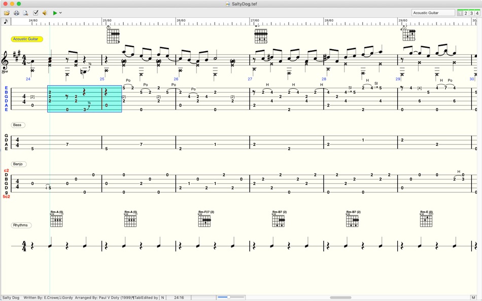 #4. TEFview (macOS) By: TablEdit
