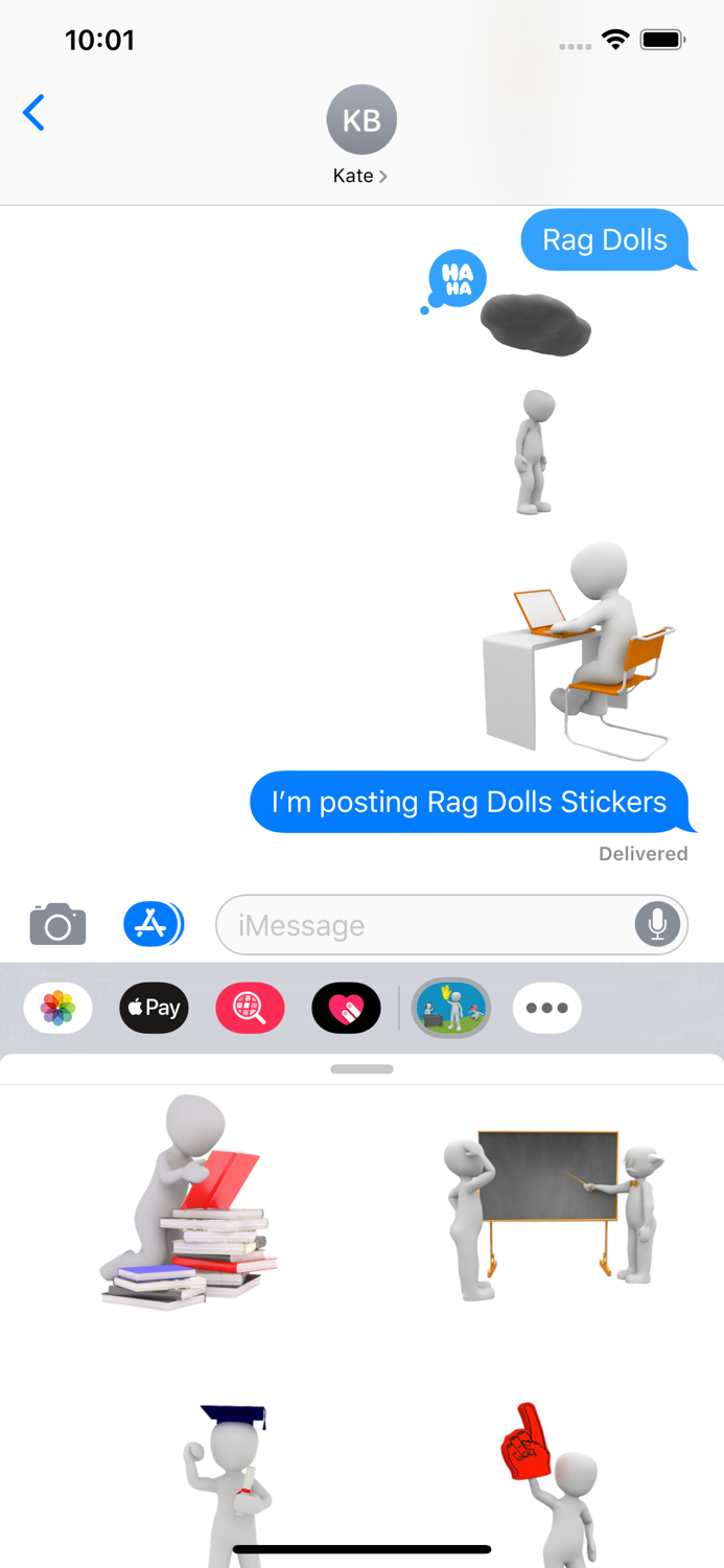 Rag Dolls Stickers