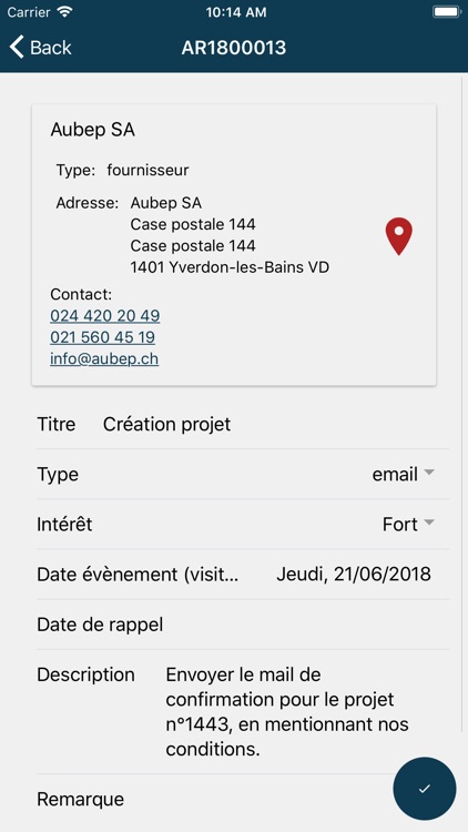 AUBEP ERP - Mobile screenshot-3