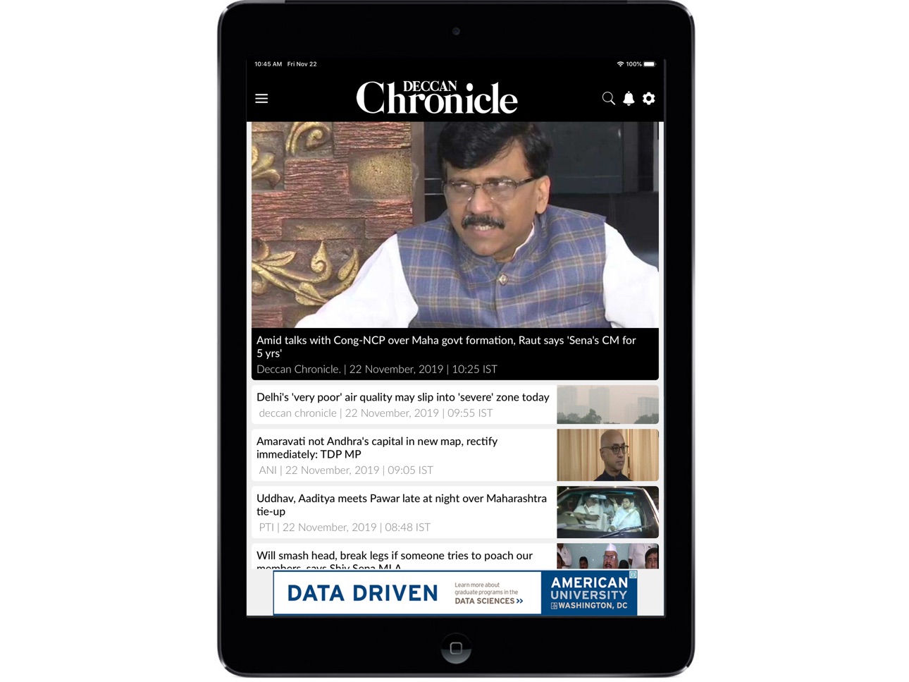 iPad screenshot