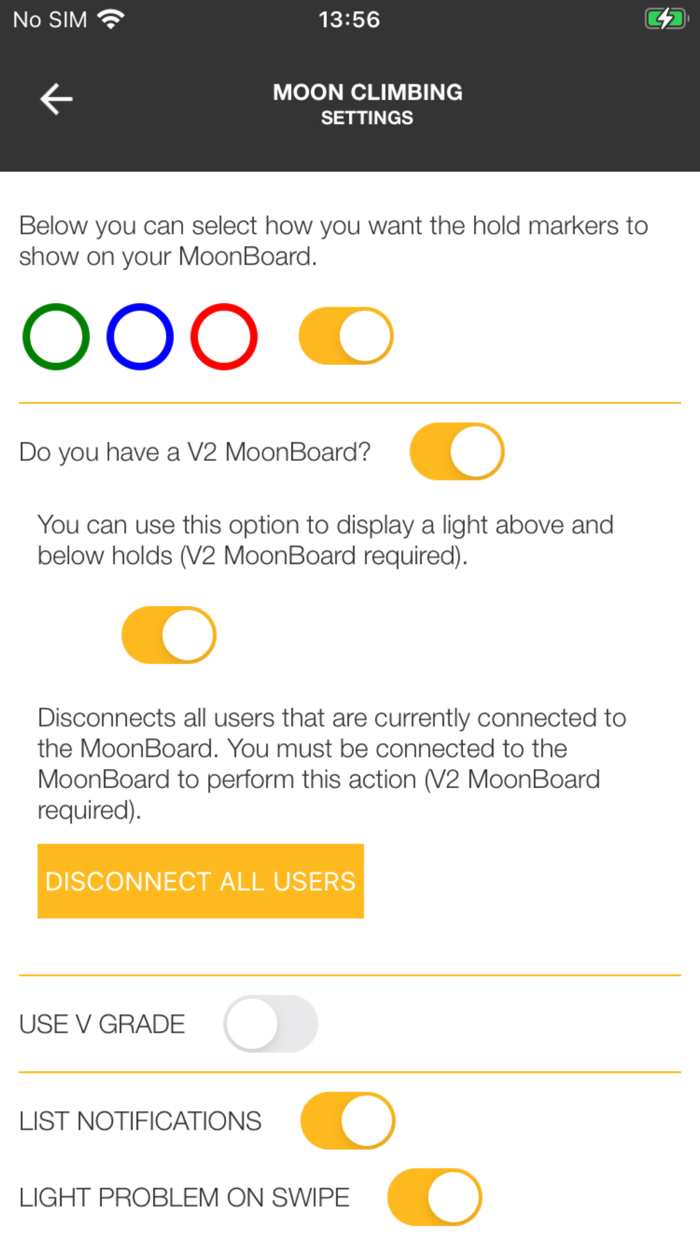 Moon Climbing - MoonBoard