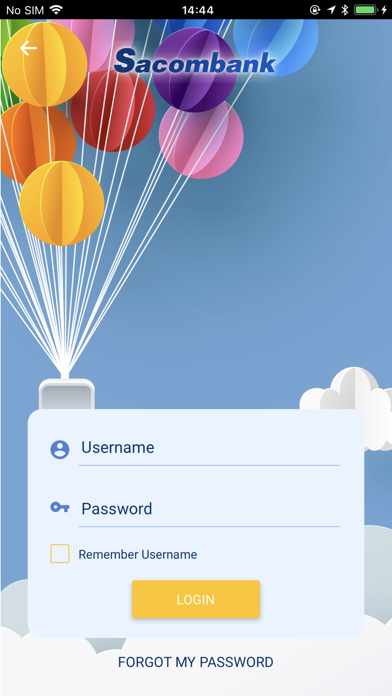 Sacombank mBanking Screenshot