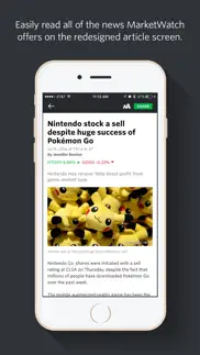 marketwatch - news & data iphone screenshot 2