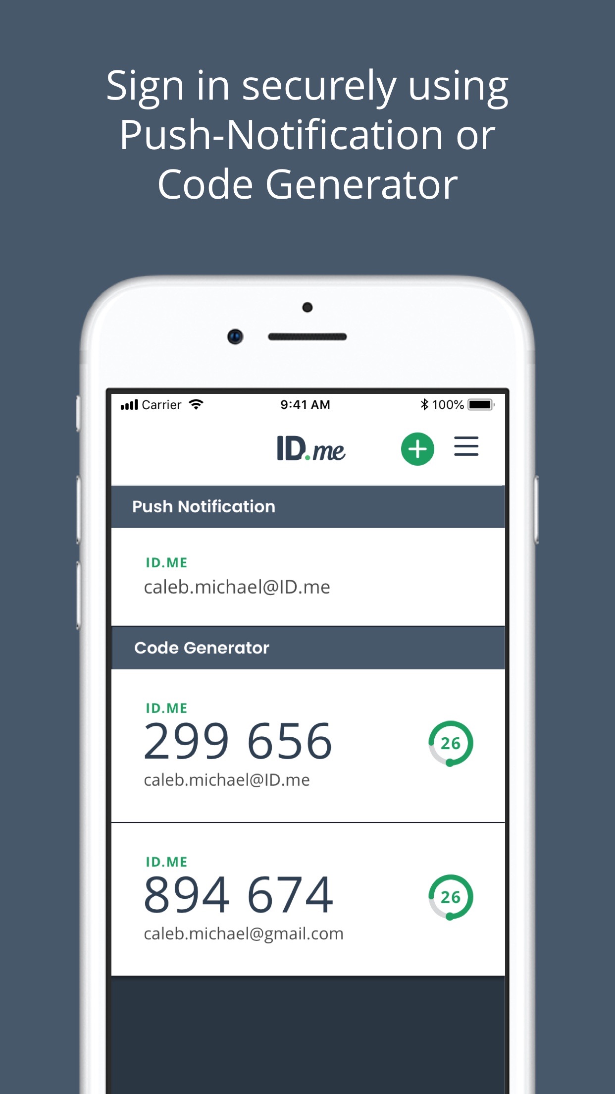 ID.me Authenticator screenshot 1