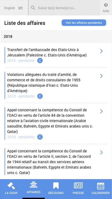 Screenshot #3 pour CIJ-ICJ