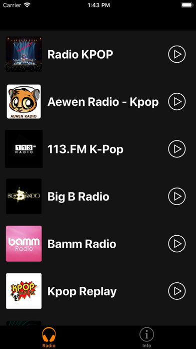 Screenshot #1 pour K Radio kpop - Korea Pop Radio