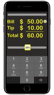 tip calculator‰ iphone screenshot 1