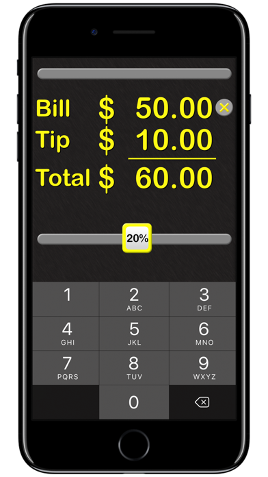 Tip Calculator‰ Screenshot