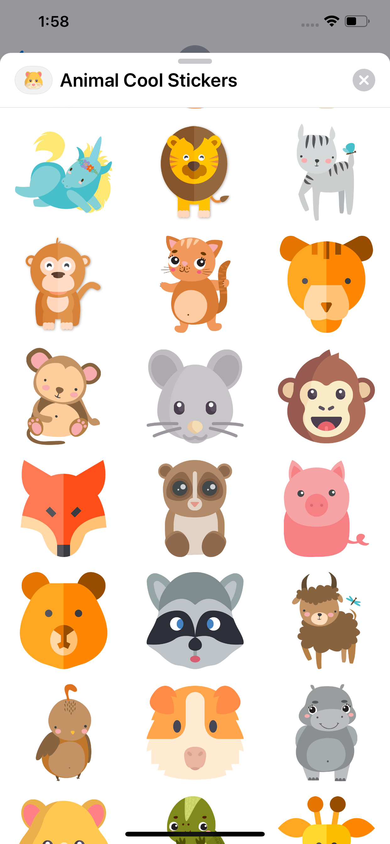 Animal Kids Stickers screenshot 4