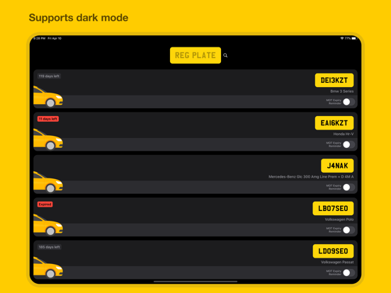 Screenshot #4 for MOT Reminders & MOT History UK