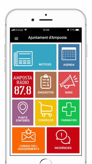 City of Amposta App Screenshot