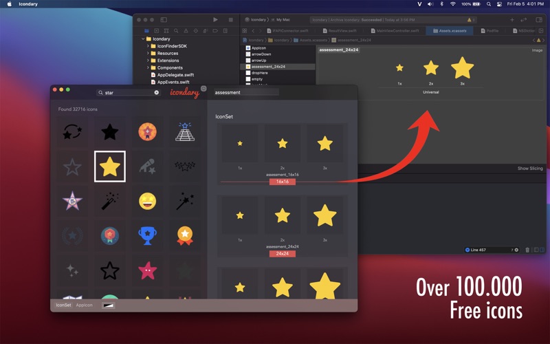 Screenshot #1 pour Icondary: App Icons Generator