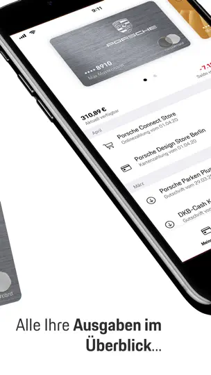 Screenshot von Porsche Card auf dem iPhone 2