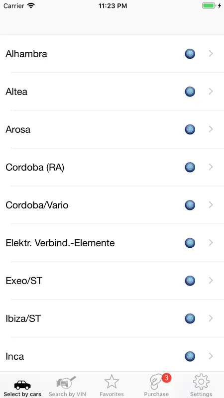 Piezas Seat y diagramas screenshot 3 of 6