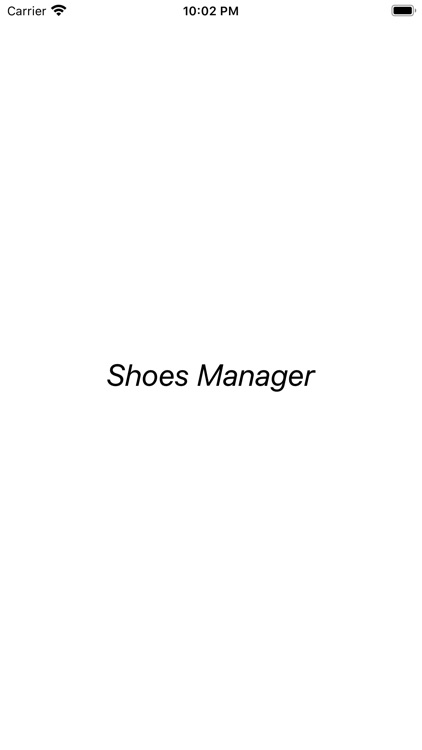 ShoesManager