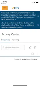 First Credit Union (AZ) Mobile screenshot #3 for iPhone
