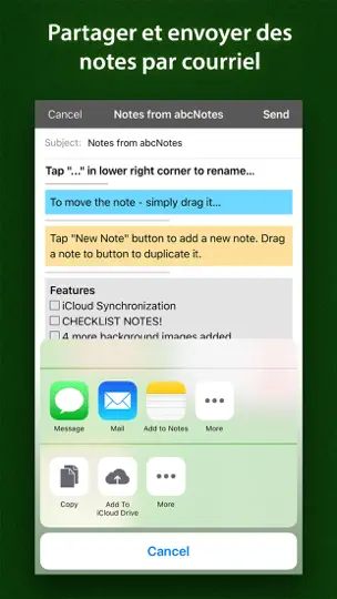 Capture d'écran de AbcNotes Full Version sur iPhone 5