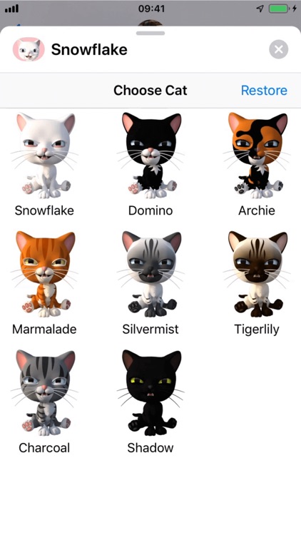 3D Animated Cat Emoji Stickers screenshot-3