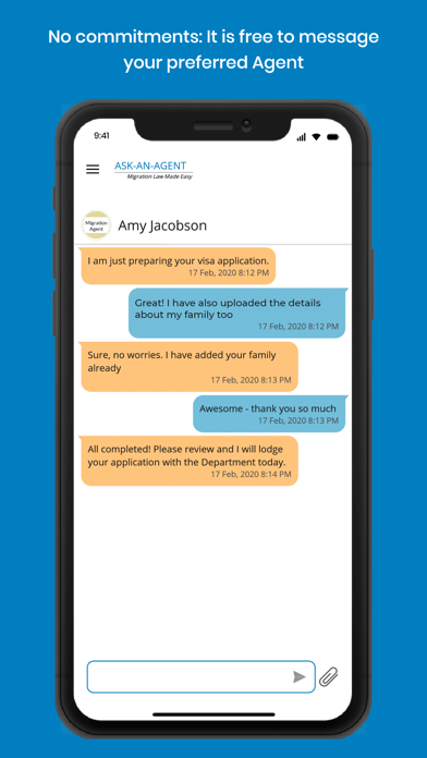 Ask-An-Agent Screenshot