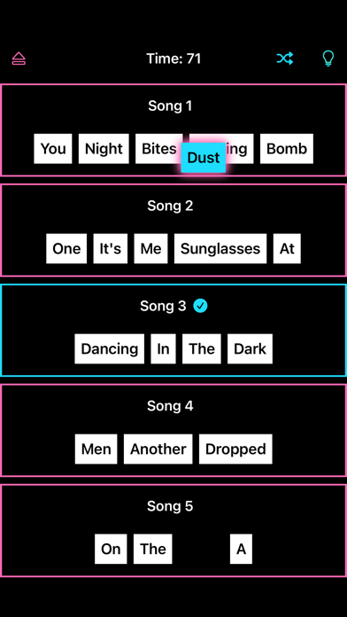 Song Scramble Screenshot