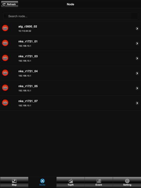 NetkaView Network Manager iPad screenshot 2 - Business app