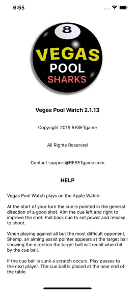 Game screenshot Vegas Pool Lite Watch apk