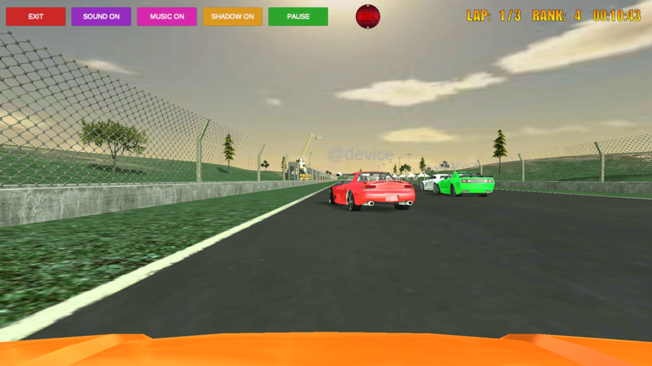 #5. Sport Car Racer 3D (iOS) โดย: Pix Arts