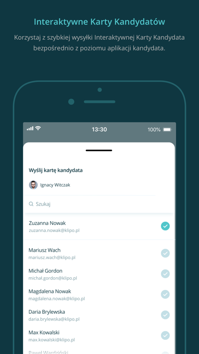 eRecruiter Screenshot