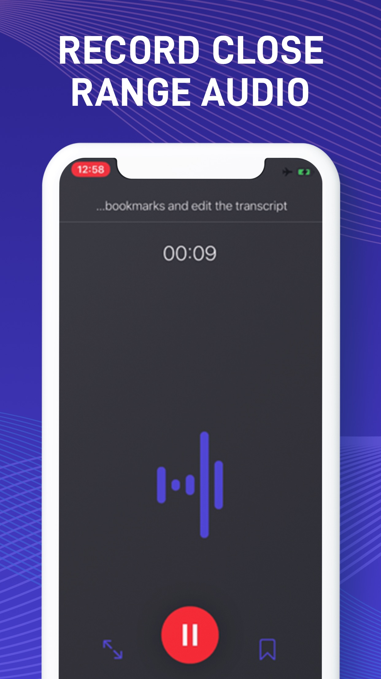 Screenshot do app Ada Dictation - Speech to Text