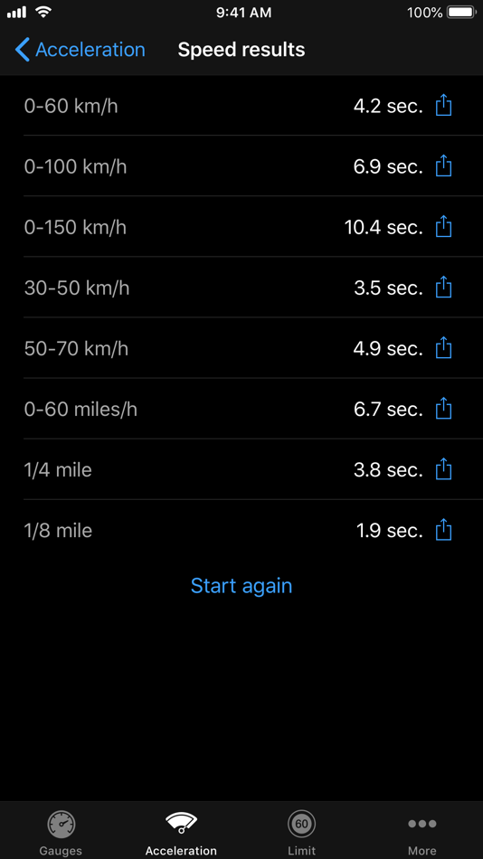 #4. Speedometer∞ (iOS) 由: Baulin Roman